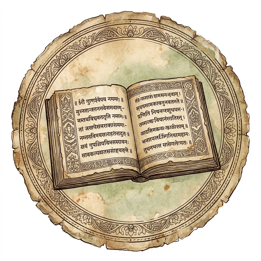 Open manuscript illustration
